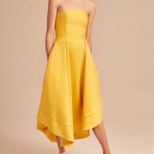 C/MEO Collective Making Waves Dress Yellow